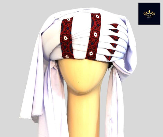 Ajrak Style Balochi/ Sindhi pagri